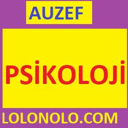 2021 auzef final sınav sonuçları sorgulama ekranı araştırılan konular arasında yer alıyor. Psikoloji ( Bölüm ) - Auzef Online - Auzef ünite soruları ...