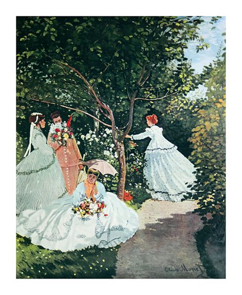 Great deals on stunning paintings! Claude Monet Frauen im Garten Poster Kunstdruck bei ...