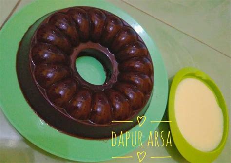 Resep minuman es nutrijel segar enak 1 bungkus nutrijel putih 700 ml air/ 3 gelas penuh 2 sdm munjung gula pasir 2 saset. Resep Puding coklat vla susu oleh Dapur Mamarsa - Cookpad