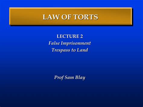 That it was more probable than not that the defendant was. PPT - LAW OF TORTS PowerPoint Presentation, free download ...