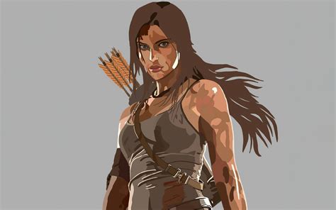 1680x1050 Lara Croft From Tomb Raider Minimal 5k 1680x1050 Resolution ...