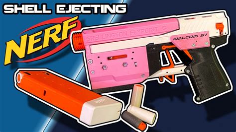 Clip for mr crankyface's nerf pistol. The Flypoint: A Mechanically Realistic NERF Pistol (3D ...