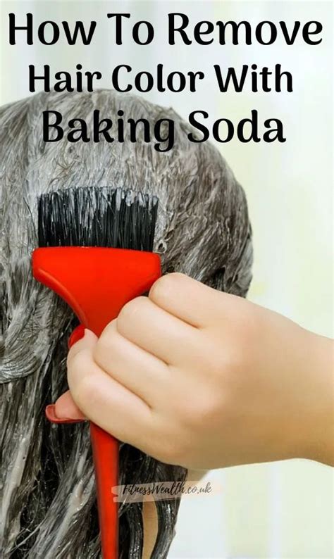 It only gets rid of the artificial color. How To Remove Hair Color With Baking Soda # ...