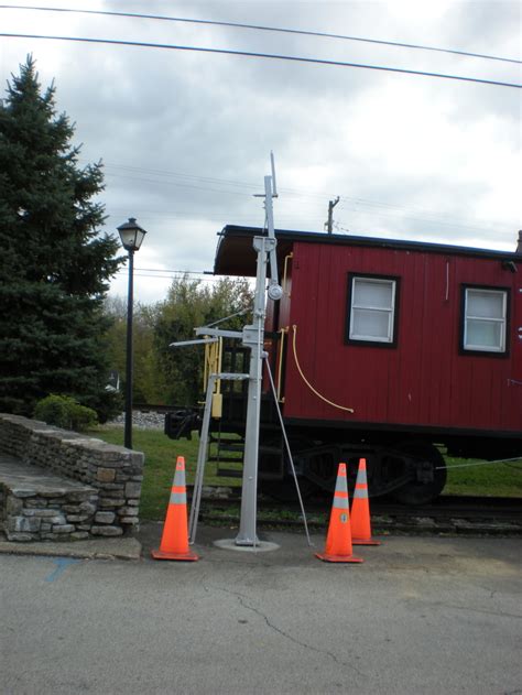 As a train approached the station's crane, a clerk on board prepared a catcher arm to snatch the mailbag in the wink of an eye. The Mail Crane: Rail Delivery by Mail - Pewee Valley ...