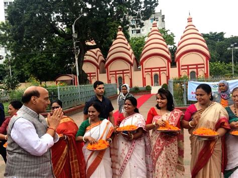 Shri nandigram jain temple, located south of bhilad, gujarat. Rajnath Singh visits Dhakeshwari Temple