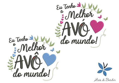 Dia dos avós avó avô vovó vovô amor lembrancinhas presente. Matrizes de bordado - Dia dos Avós 001 no Elo7 | Arte de ...