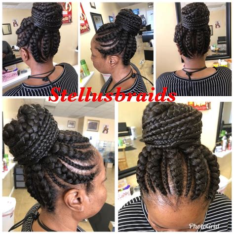 Short, layered hair can be braided with a french technique which will tuck in all those loose ends. Stellus Hair Braiding of Houston, Texas | About Stellus