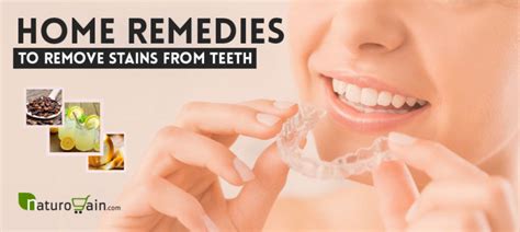 You don't have to stop drinking tea to avoid brown stains on teeth. Home Remedies to Remove Stains from Teeth | Get Shiny ...