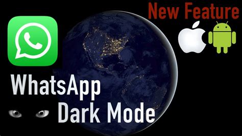 However, you won't be able to. WhatsApp Dark Mode! How to enable on iOS and Android - YouTube