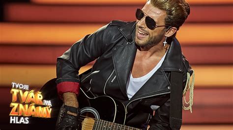 Velkolepá zábavná show tvoje tvář má známý hlas každou neděli ve 20:20 na nově! Roman Vojtek jako George Michael - "Faith" | Tvoje tvář má ...