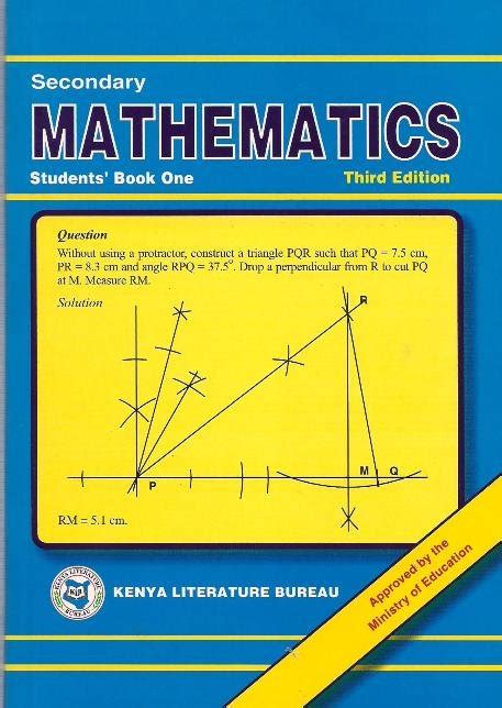 Cambridge mathematics pure mathematics a level mathematics. Secondary Maths Form 1 KLB | Text Book Centre