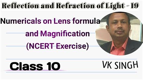 Students (upto class 10+2) preparing for all government exams, cbse board exam, icse board exam, state board exam, jee (mains+advance) and neet can ask questions. Numericals on lens formula|| Magnification||sign ...