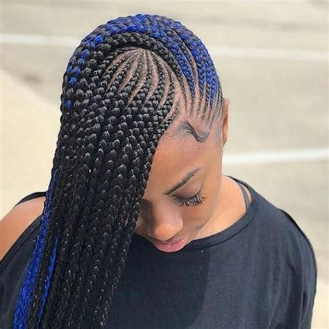 Cool pattern braids are common, so, if you want to make your black boy look cool, just try this. Ankara Teenage Braids That Make The Hair Grow Faster ...