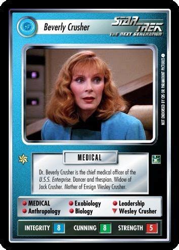 Card crusher (golden sun 2 battle theme). Crusher | Star trek ccg, Star trek, Card games