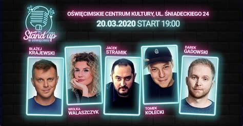 Na profilu możesz dowiedzieć się więcej oraz zobaczyć nagrania z minionych występów. 2. Gala Stand up w Oświęcimiu - Fakty Oświęcim