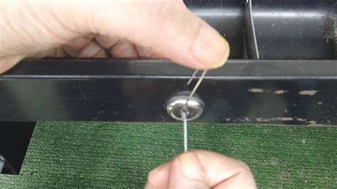 The paperclips, one to act as a lock pick, one to act as a tension wrench, and a pair of pliers to shape the paperclips.1 x research source. HOW TO PICK OPEN A DESK DRAWER LOCK WITH PAPER CLIPS - YouTube