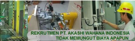 Saya sudah memilah delapan situs lowongan kerja yang terpercaya dan mungkin terbaik di indonesia. Lowongan Kerja PT. Akashi Wahana Indonesia (PT. AWI)