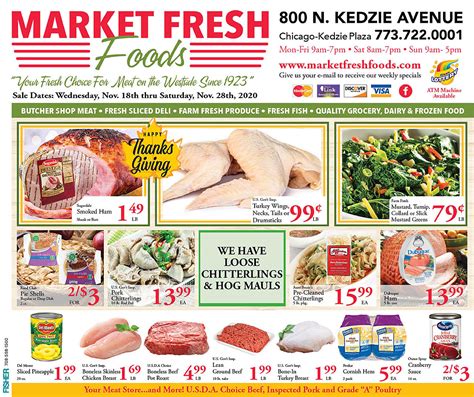 See our weekly ad, browse delicious recipes, or check out our many programs. Weekly Ads - Market Fresh Foods