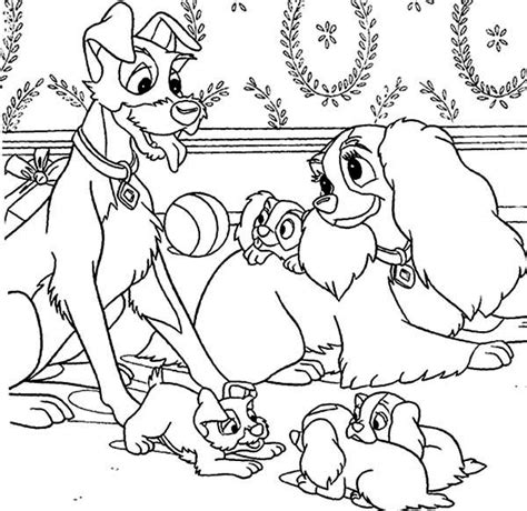 Choose the coloring page of sleeping beauty you want. Lady And The Tramp 2 Coloring Pages at GetDrawings | Free ...