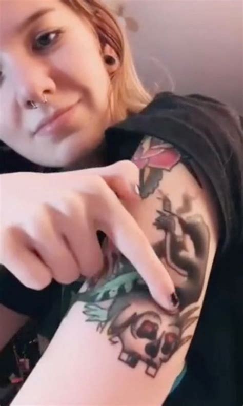 Meanings, tattoo designs & ideas. Tattoo artist, 19, shows off bulging 'ink sack' formed under freshly injected design - Daily Star