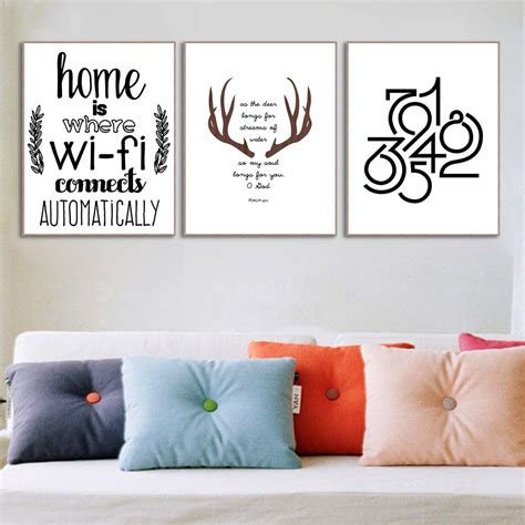 See more ideas about canvas painting, canvas quotes, painting projects. Abstract Deer Home Wifi Quotes Large Canvas Art Print ...