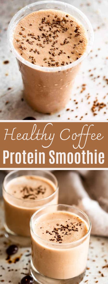 Check spelling or type a new query. Healthy Coffee Protein Smoothie #drink #smoothie #protein #coffee #healthy