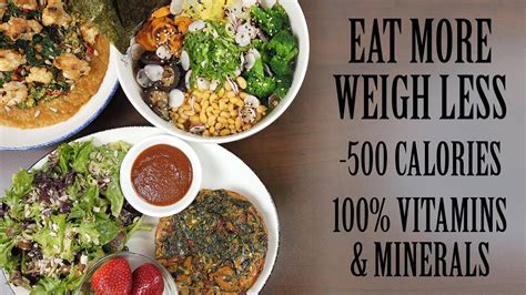 Or a way to sort them by low cal/high volume? LOW CALORIES High Volume Healthy Weight Loss Meals (Never starve again!) - The Home Recipe