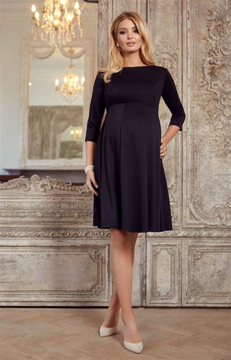 This is one of our most popular dresses. Sienna Maternity Dress Short Black - Maternity Wedding ...