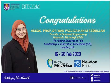 Collaborate with industry and relevant experts through might interest groups by engaging them earlier in the planning and development process; UiTM Electrical Engineering Lecturer who specializes on ...