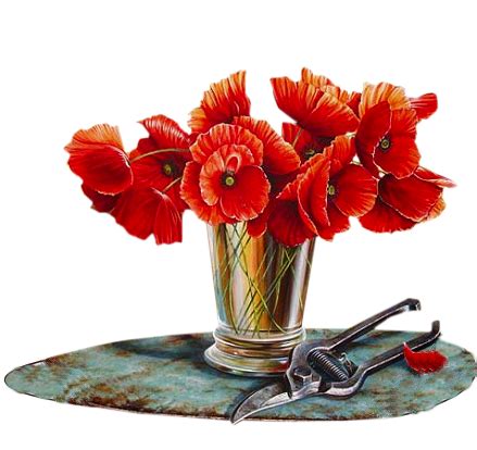 Il fallait un parfum rare au coquelicot. Coquelicot ... bouquet