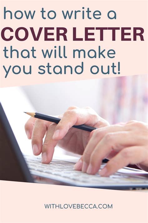 How to make a stand out cover letter. Write a Cover Letter for a Job Application That Will Make ...