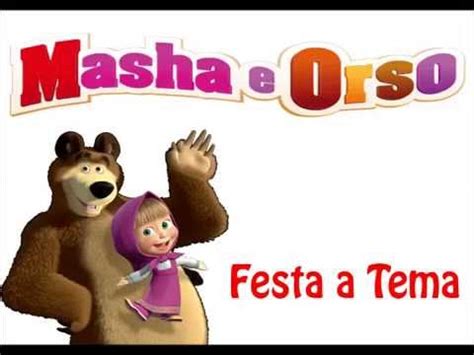 Masha e orso buon viaggio. Masha e Orso articoli per festa di compleanno a tema ...