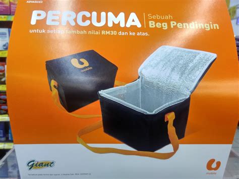 Send top up to cell phones back home. Top Up U Mobile (Minimum RM30 Reload) FREE Cooler Bag ...