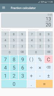 Maybe you would like to learn more about one of these? Fraction Calculator - Android Apps on Google Play