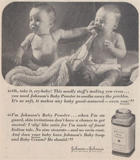 How much does the shipping cost for johnson and johnson baby powder? JOHNSON & JOHNSON BABY POWDER AD; 1935 | FARMER'S WIFE QUILT