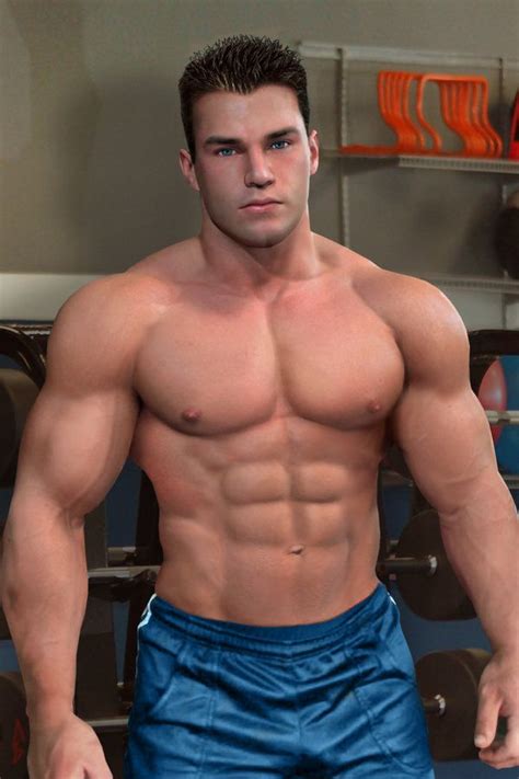 Download 3d boy stock photos. gym by almostnormal on DeviantArt | Muscular men, Muscle ...