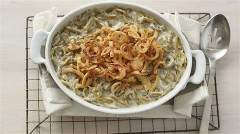 Green bean casserole has endured over the ages, with 40 percent of campbell's cream of mushroom soup sales going towards making the dish, a spokesperson told rao in 2015. Sous Vide Green Bean Casserole | Greenbean casserole ...