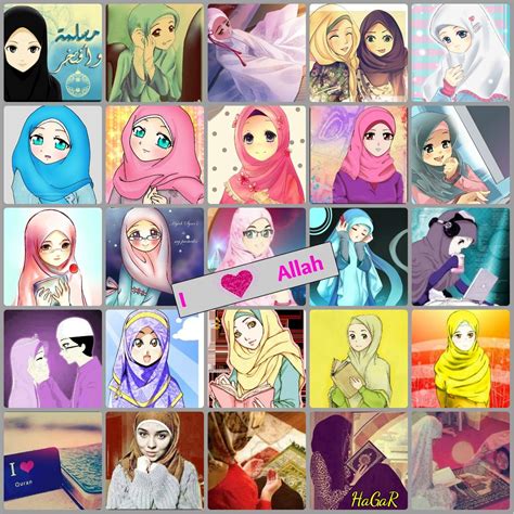 Download Kumpulan Cartoon Hijab Niqab 2019 | Gambarcarton - Karikaturnya