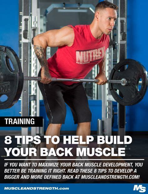 Pulling the weight all the way so it. 8 Tips to Help Build Back Muscle and Definition (With ...