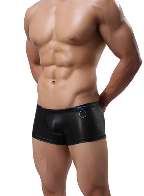 Corsets, babydolls, gowns, lingerie sets, bodystockings, costumes, camisoles, plus size lingerie international shipping. Sexy Male Leather Shorts Underwear Briefs Thongs Leather ...