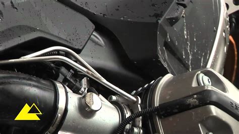 Keeping the ideal grip on adventure. Touratech Fuel Line Guards for BMW R1200GS, R1200GS ...