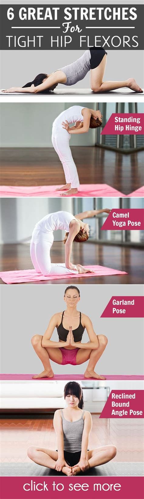 Here are more hip stretches. Best Yoga Poses for Flexibility