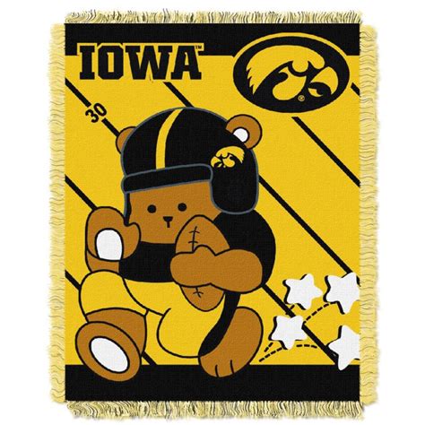 The iowa hawkeyes are a member of the big ten conference who field a total of 24 teams that compete athletically for the school. Iowa Hawkeyes "Fullback" Baby Woven Jacquard Throw | Iowa ...