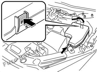 If a fuse has blown, the inside element will be melted. Mazda 3 (BM/BN; 2014-2018-..)