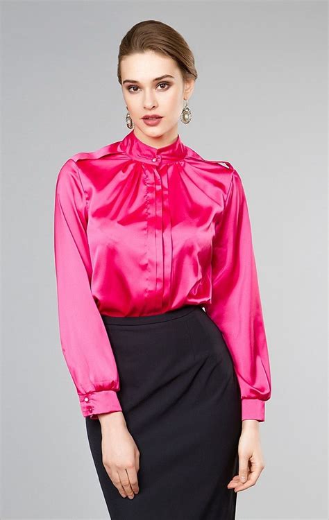 It is comfortable and cozy. Satin blouse | Satin blouses, Gorgeous blouses, Awesome blouse