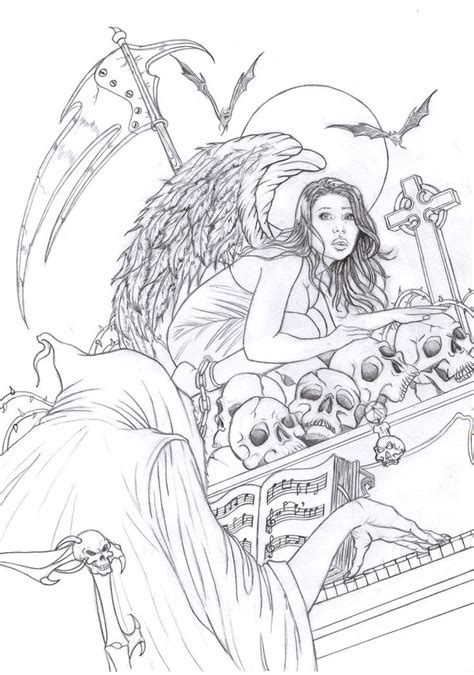 39+ gothic anime coloring pages for printing and coloring. Pin on colouring pictures