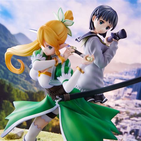 Sōdo āto onrain) is a japanese light novel series written by reki kawahara and illustrated by abec. Sword Art Online: Leafa & Suguha Kirigaya (Set of 2) - PVC ...