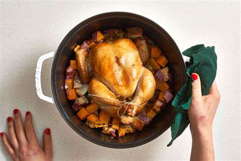 Another thought…i never throw away broth when i boil potatoes for shoprite in nj had coleman organic whole chicken on sale, got a 4.75 lb chicken for $10.71. A Whole Roasted Chicken Dinner in a Dutch Oven | Kitchn