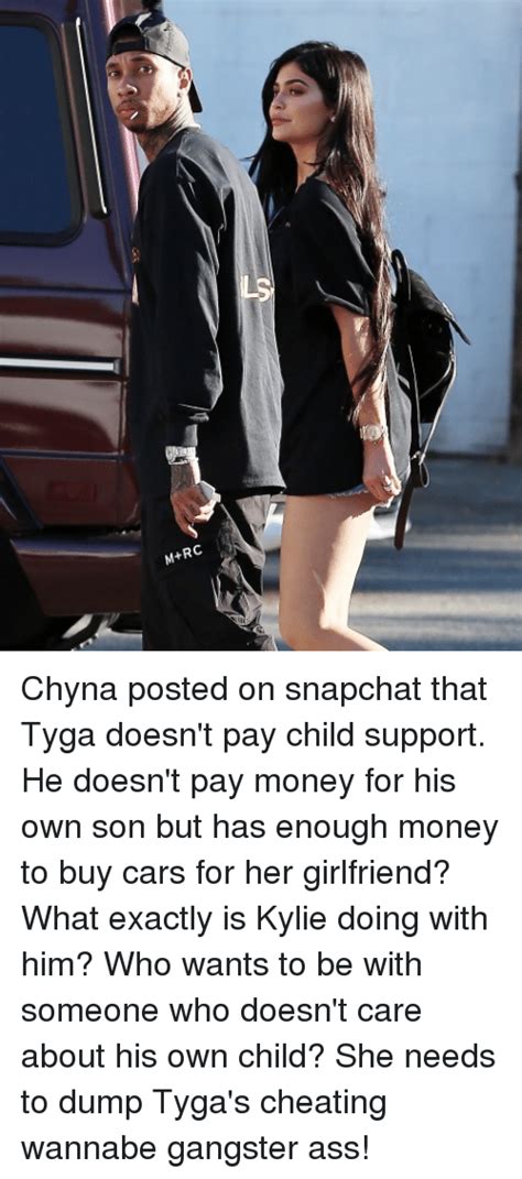 I had my phone opened kid sitting next to me in one exam got caught with a cheat sheet and failed the. M+RC Chyna Posted on Snapchat That Tyga Doesn't Pay Child ...