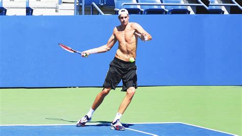 His last victories are the newport 2019 tournament and the bb&t atlanta open 2018 tournament. John Isner practicing at US Open Tennis Tournament 2016 ...